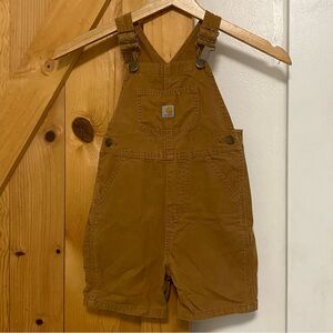 Carhartt Kids Brown Short Overalls